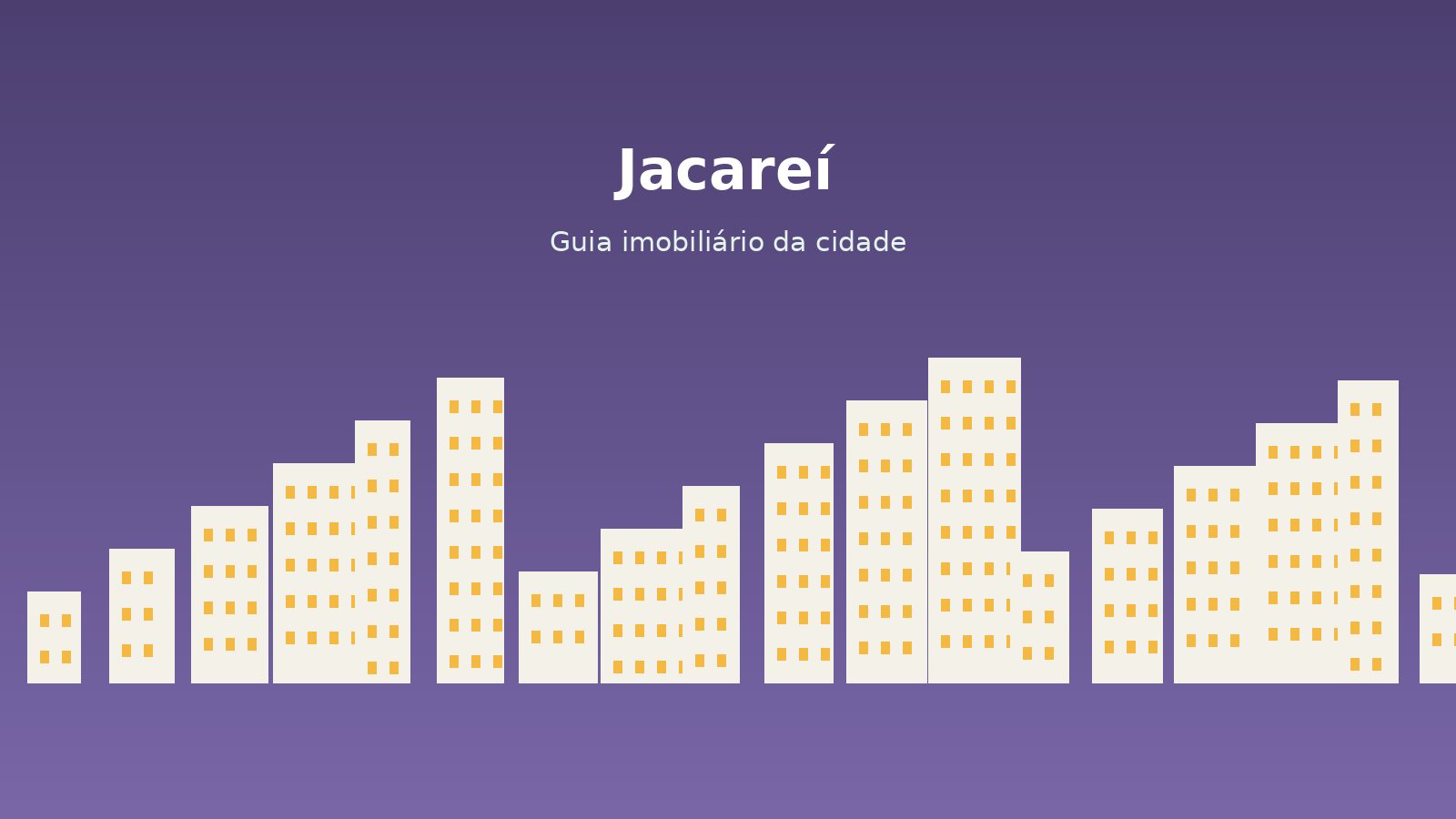 Vista de Jacareí