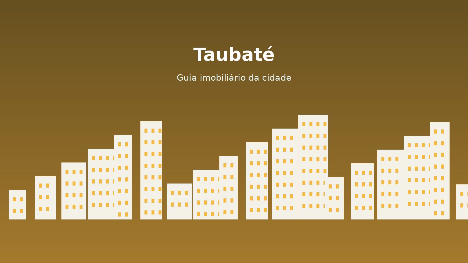 Vista de Taubaté